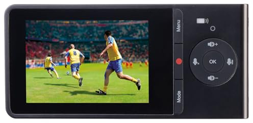 auvisio HDMI Recorder: 4K-HDMI-Video-Rekorder, Livestream, 3,5 / 8,9 cm Display, Akku, 60fps (Recorder 4K, Video, DVD)