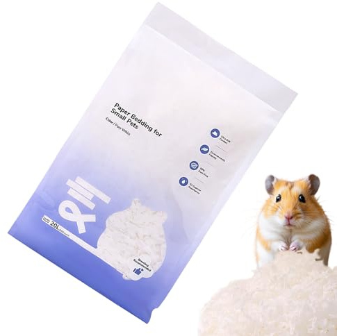 Kaninchen Einstreu Für Hasen,Natürliches Papier Kleintierstreu - Sicher Geruchskontrolle Saugfähig Innen- Und Außenbereich Nagetierbedarf