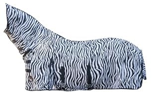 HKM 550686 Fliegendecke mit Halsteil Zebra mit Bauchlatz, M