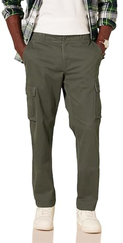 Amazon Essentials Herren Gerade geschnittene Stretch-Cargohose (erhältlich in Big & Tall)