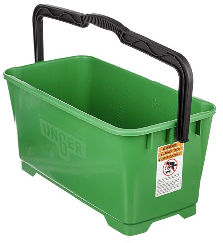 Unger Eimer 28 Liter (für Einwascher bis Breite 45 cm, mit Literskala, Putzeimer in rechteckiger Form) QB220