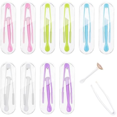 10Stück Kontaktlinsen Einsetzhilfe, Kontaktlinsen Pinzetten Saugnapf, Kontaktlinsenpinzette Sauger weiche linsen，Kontaktlinsen Entferner, Kontaktlinsen Hilfe zum Einsetzen, Contact Lens Tweezers
