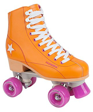HUDORA Rollschuhe Damen Mädchen Disco-Roller, Gr. 36, orange/lila - Roller-Skates - 13201