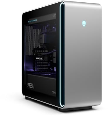 Alienware Area-51 Gaming Desktop - Intel Core Ultra 9 Series 2, Nvidia GeForce RTX 5090, 64GB RAM, 4TB SSD, Liquid-Cooled CPU, Windows 11 Home, AlienFX - Lunar Silver