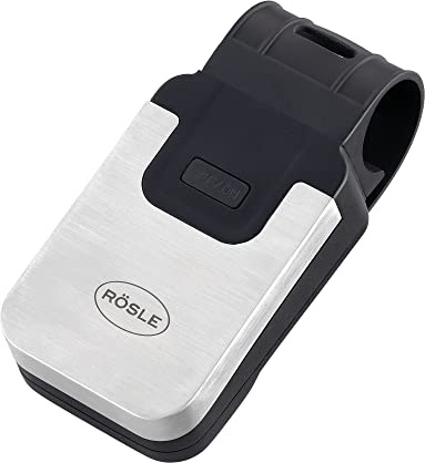 RÖSLE Universal BBQ LED-Griffleuchte, Hochwertige Grilllampe zur Beleuchtung von Kohle- und Gasgrills am Abend, zwei Helligkeitsstufen, einfache Befestigung, 100 Lumen