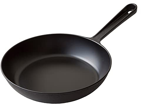 IPPINKA Japanische Gusseisenpfanne, 24,1 cm, leicht und langlebig, hergestellt in Japan