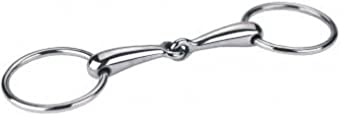 Covalliero Wassertrense hohl, Trensengebiss, Edelstahl, rostfrei, 10,5cm, 18mm, Pferde