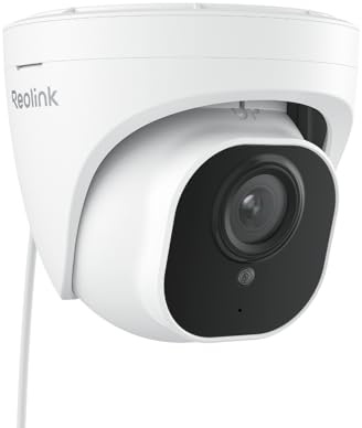 Reolink 4K Smarte IP Kamera Outdoor mit Personen-/Autoerkennung, 8MP PoE Überwachungskamera Aussen mit IP67 Wasserfest, 30m IR Nachtsicht, Audio, microSD Kartensteckplatz, Zeitraffer, RLC-820A