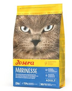 JOSERA Marinesse (1 x 2 kg) | Adult | Premium Trockenfutter für ausgewachsene allergische Katzen | Lachs, Kartoffel & Erbse als ausgesuchte Proteinquellen | getreidefrei | Katzenfutter | 1er Pack