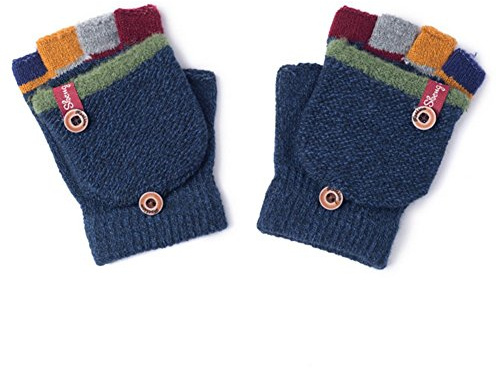 Herbst und Winter Baby Warme Handschuhe Kind Gestrickte Fäustlinge,3-6 Jahre alt