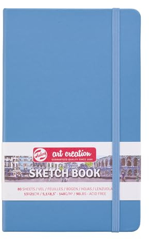 Talens Art Creation Skizzenbuch - See Blau 13x21 cm - 140 g/m² - 80 Blatt - säurefreies Zeichenpapier