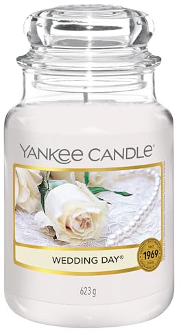 Yankee Candle Duftkerze im Glas (groß) | Wedding Day | Brenndauer bis zu 150 Stunden