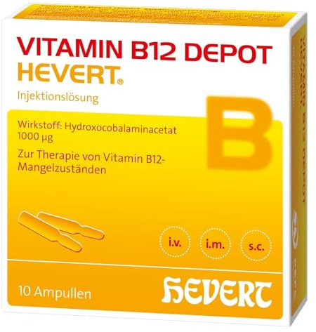 Vitamin B12 Depot Hevert bei Vitamin B12-Mangel, 10 St. Ampullen