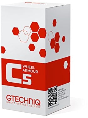 Gtechniq Felgenversiegelung Langzeit C5 Wheel Armour 30ml | Schützt vor Bremsstaub und Schmutz, langfristiger Schutz für Leichtmetallfelgen und Felgen, leicht zu reinigen