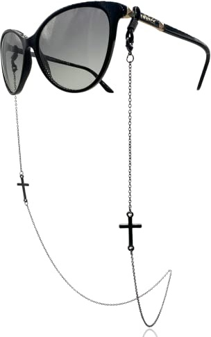 GERNEO® – Rom – korrosionsbeständige Brillenkette & Maskenhalter – vergoldet oder versilbert – einzigartig hochwertige Brillenkette & Brillenband für Sonnenbrillen & Lesebrillen