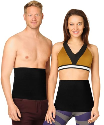 BeFit24 Unisex Nierenwärmer aus Merino und Baumwolle für Damen und Herren Rückenwärmer, Nierengurt, wärmend, atmungsaktiv, flexibel für Sport Freizeit Alltag und Winter Sommer Nutzung