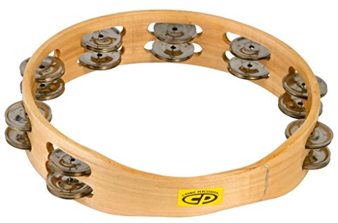 LP Latin Percussion CP Wood Tambourin Holz 10 doppelreihig ohne Fell CP390