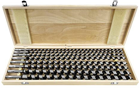 PAULIMOT Schlangenbohrer-Satz, 8-teilig Ø 10-24 mm, Länge 600 mm, Form Lewis