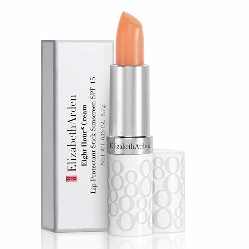 Elizabeth Arden - Eight Hour, Acht-Stunden-Lippenschutz, Lippenbalsam-Stift mit SPF 15, Vitamin E, Tiefenfeuchtigkeit und UVA-Schutz, macht die Lippen weich und geschmeidig - 3,7 g