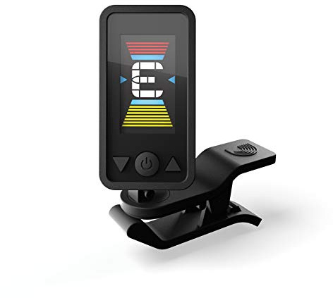 D'Addario Eclipse Clip-Tuner für Gitarre, Schwarz | Eclipse Clip-Tuner bieten schnelle, präzise Stimmung, gute Ablesbarkeit und zuverlässige Leistung für Gitarristen.