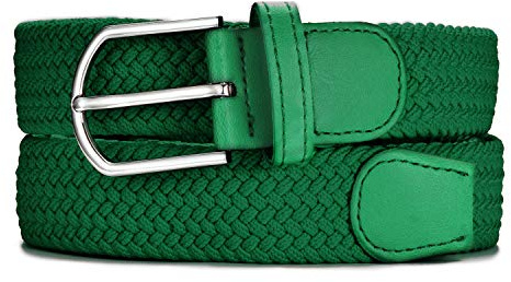 MASADA Stoffgürtel - Dehnbarer Stretch-Gürtel für Damen und Herren 3,2 cm breit elastisch 90-120 cm lang