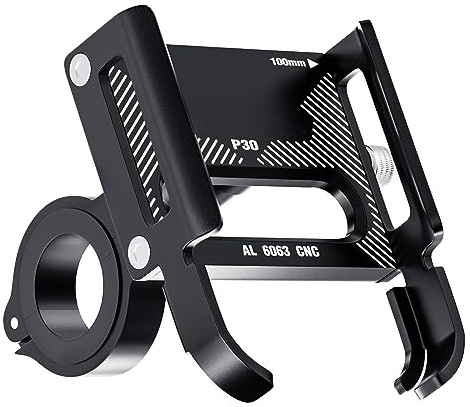 DN DENNOV Handyhalterung Fahrrad Aluminium,360°Drehbar Universal Fahrrad handyhalterung Roller Motorrad Scooter Smartphone Halterung Fahrrad fahrradhandyhalter, Familie