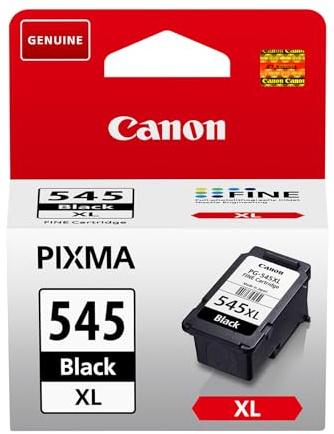 Canon Tinte - PG-545XL Original Drucker Tintenpatrone Schwarz mit hoher Reichweite - Druckt bis zu 400 A4-Seiten (1 x druckerpatrone)