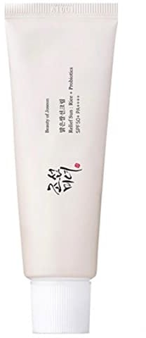 Beauty of Joseon Rice Probiotics Sunscreen Spf 50+ Sunscreen avec extraits de riz.