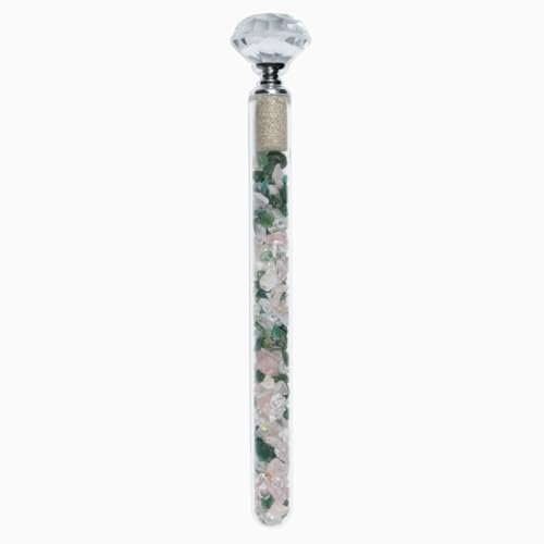 Diamond-Waterstick - Edelsteinenergie Stäbe zur Wasseraufbereitung mit Aventurin, Bergrkistall, Rosenquarz, Malachit und 1ct Rohdiamant.