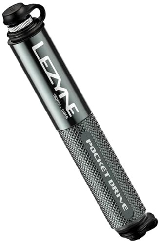 Lezyne Pocket Drive Handpumpe, Lite Grey, 140 mm