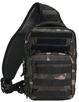Brandit Cooper Sling Pack Medium Unisex Sportsack, Darkcamo, M