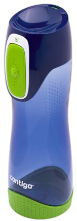 Contigo Trinkflasche Swish Autoseal, große BPA-freie Kunststoff Wasserflasche für Kinder, 100% auslaufsicher mit automatischer Verriegelung, für Sport, Kindergarten, Kita, Schule, 500 ml