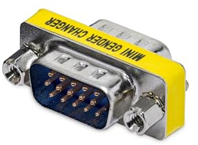 StarTech.com VGA Slimline Gender Changer - Stecker/Stecker - VGA (HD15) Konverter, M/M