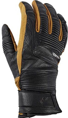 Reusch Motorradhandschuhe lang Motorrad Handschuh Urban Cruiser Lederhandschuh lang schwarz 9, Herren, Lifestyle, Ganzjährig