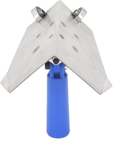 Eckenkelle aus Edelstahl, um 360° Drehbar für Reibungslose, Ideal für Innenrenovierungen, Inneneckenkelle, Wand-Eckenspachtel aus Edelstahl mit Lager