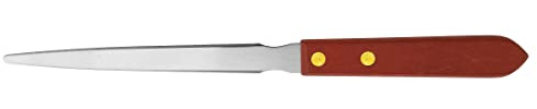 D.RECT Brieföffner mit Holzgriff, Messer zum Öffnen von Umschlägen, Büromaterial