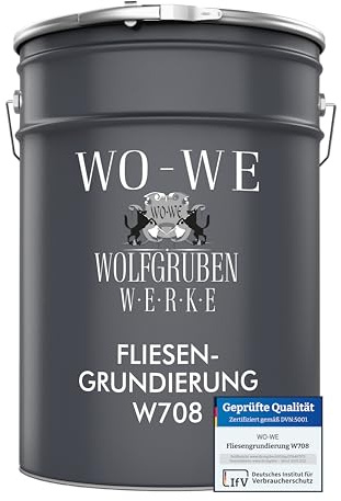 WO-WE Fliesen Grundierung Spezial Haftgrund Fliesengrund für Fliesenfarbe W708-2,5Kg