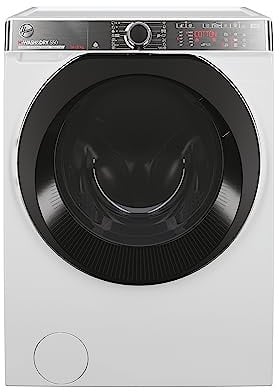 Hoover H-WASH&DRY 550 H5DPB4149AMBC-S Waschtrockner/Energieeffizienzklasse F/A/Füllmenge Waschen 14 kg/Trocknen 9 kg/Active Steam/ECO-Power Inverter Motor/WiFi & Bluetooth