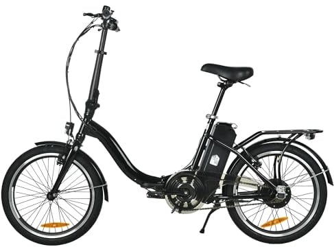 Eleglide 20 Faltbares E-Bike für Erwachsene, 250W City Elektrofahrrad mit 36V 7.8Ah Akku, 25km/h, 60–80km Reichweite, LED-Display, V-Bremse, mit Gepäckträger und Licht