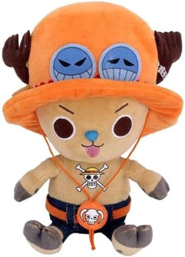 SAKAMI - One Piece - Chopper X Ace - Plüsch, Anhänger, Figur, Keychain - 14cm - original & lizensiert