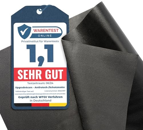 Upgrade4cars wasserdichte Antirutschmatte Universal 120x100cm zuschneidbar rutschfeste Kofferraum Schutzmatte Antirutsch Unterlage Autozubehör Innenraum Geschenke für Frauen Männer