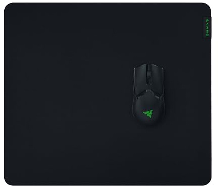 Razer Gigantus V2 Large - Weiches Gaming-Mauspad für schnelle Spielstile und optimale Kontrolle (450 x 400 x 3mm, Texturierter Stoff aus Mikrogewebe, Rutschfestes Gummi) Schwarz