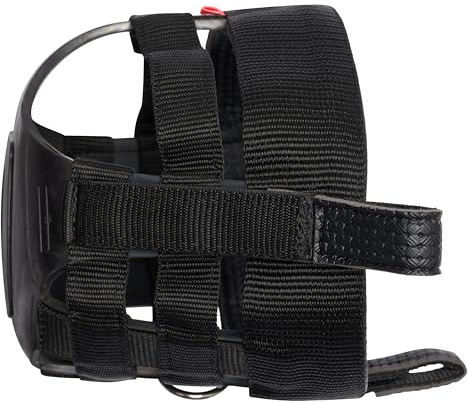Imperial Riding Fressbremse „Slow Snack“ Weidemaske für Pferde zur kontrollierten Grasaufnahme, Schwarz, Cob