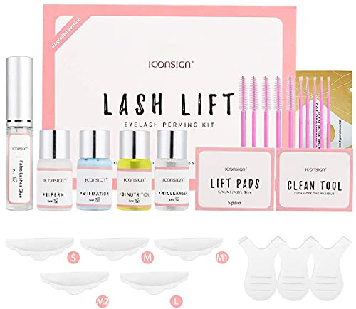 ICONSIGN Wimpernlifting-Set, 2026 Aktualisiertes Lash Lift Kit, Professionelles Semipermanentes Curling-Wimpern-Dauerwellen-Set, Geeignet Für den Salon- und Heimgebrauch