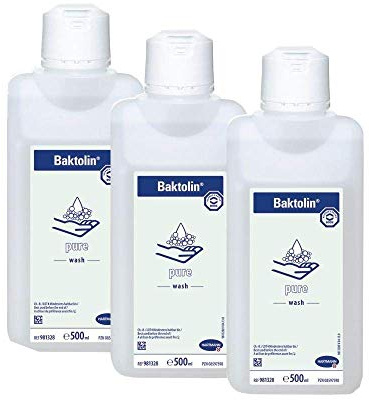 Baktolin pure Waschlotion | Handwaschseife | 3 x 500 ml Flasche