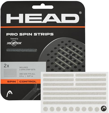 Rezztek Pro Spin Strips für Padelschläger – Verbessern Sie Spin und Kontrolle der Padelbälle – Passend für alle Padelschläger – Unverzichtbares Padelzubehör