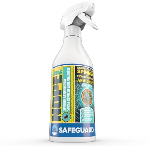 NOPE! RP Spinnenspray 500 ml - Spinnenabwehr Spray - Mittel gegen Spinnen für Innen- und Außenbereiche, Wohnung, Schuppen, Überwachungskameras, Garagen