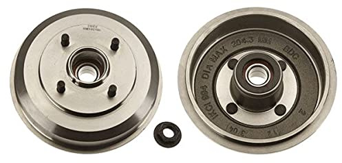TRW DB4308MR 2x Bremstrommeln Set Hinten AußenØ223mm Kompatibel mit FORD Fiesta Mk5 Schrägheck JH1, JD1, JH3, JD3 FUSION JU Fiesta Mk4 Schrägheck JAS, JBS Fiesta Mk5 Kastenwagen, MAZDA 2 DY