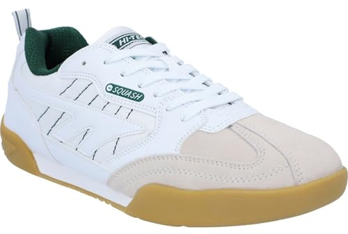 Hi-Tec Sportschuh unisex Squashclassic, Weiß (White/Green), 44 EU