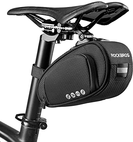 ROCKBROS Satteltasche Fahrradtasche mit Schnellverschluss | Tasche für Fahrrad MTB Rennrad ca. 1L